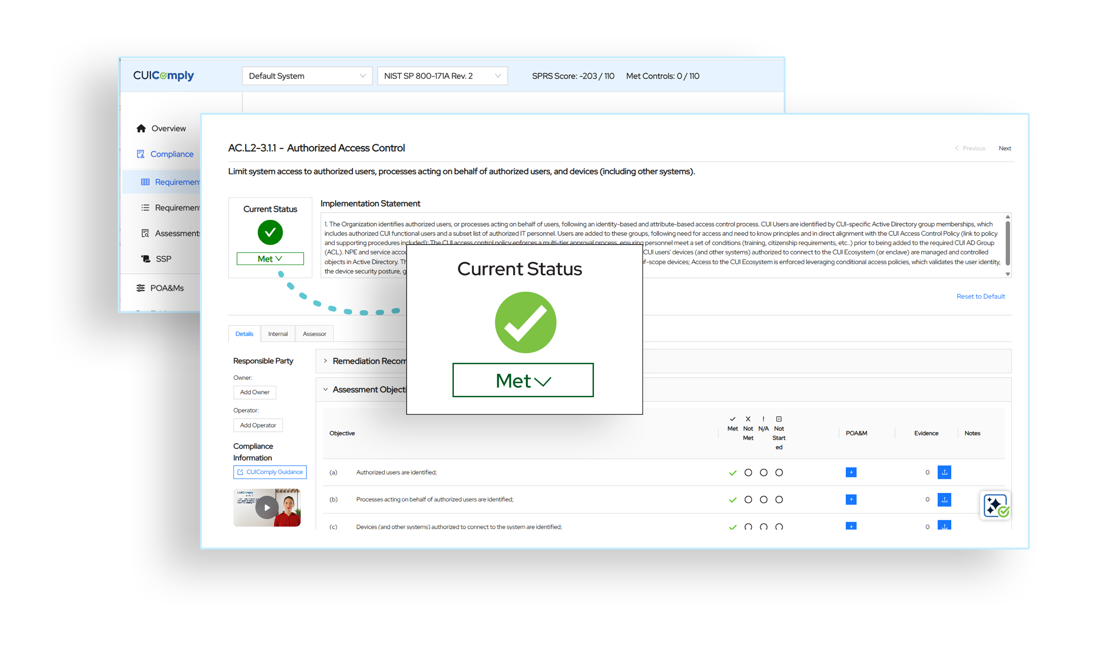 KnowStatus-3.7b cmmc status dashboard