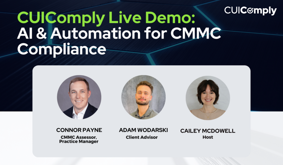 CUIComply Live Demo: AI & Automation for CMMC